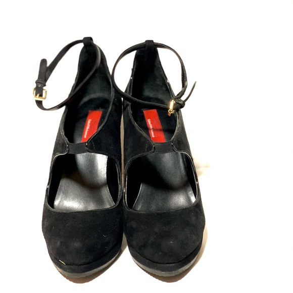 Saks fifth Avenue RED wedges - Picture 1 of 7